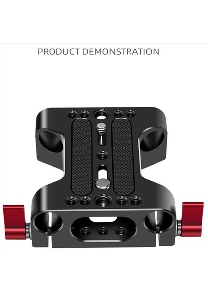 Tavşan Kafesi ve Dslr Teçhizat Kamera Aksesuarları Için Uygun Çift 15MM Çubuk Ray Kelepçeli 2x Kamera Taban Plakası (Yurt Dışından) modelleri