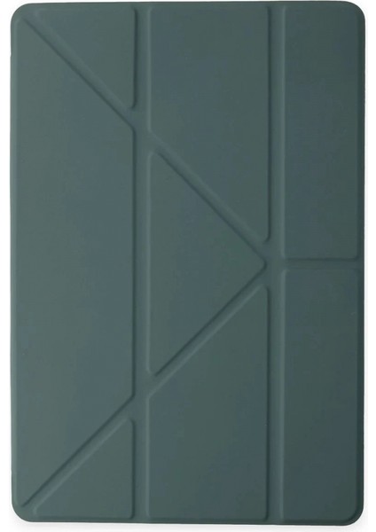 Samsung Galaxy T737 Tab S7 Fe 12.4 Kılıf Kalemlikli Mars Tablet Kılıfı - Koyu Yeşil modelleri