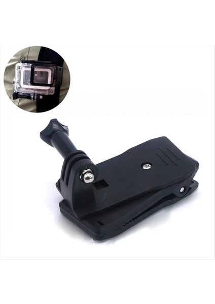 360 Döner Eylem Para Birimi Kamera Spor Kamera Hızlı Klips Sırt Çantası Kayış Monte Kelepçe Tutucu (Yurt Dışından) indirimleri