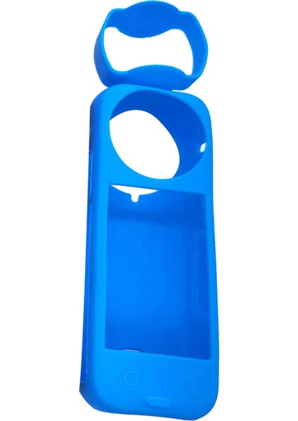 INSTA360 X4 Silikon Kapak Koruması Koruma Koruyucu Vücut Kılıf Aksesuarları Anti-Damla Kasa Mavi (Yurt Dışından)