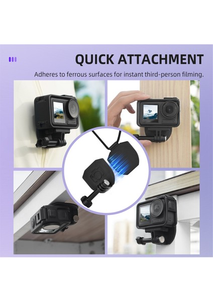 Djı Cep 3 Manyetik Boyun Montajı Spor Kamerası Için Kamera Boyun Montajı Ilk Görünüm Ateşli Göğüs Montajı Aksesuar (Yurt Dışından)