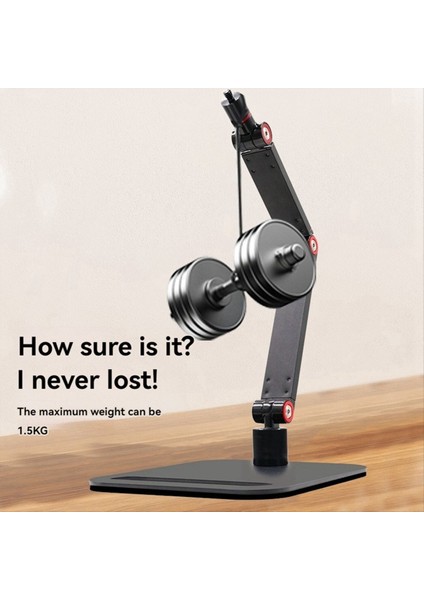 Kamera Gimbal Stand Alüminyum Alaşım Masaüstü Stand Masaüstü Projektör Braketi Kamera Canlı Akışı (Yurt Dışından) fiyatları