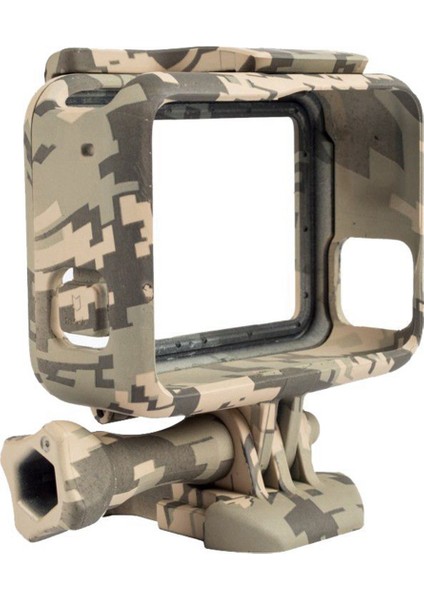 Gopro Hero Için 1x Kasa 5 Açık Kamuflaj Standart Sınır Çerçevesi Go Pro Hero 5 Gri Kamu &amp 7x Tripod Montaj Adaptörü Gopro Hero 6 5 4 3+ 3 2 1 Kameralar (Yurt Dışından) fırsatları