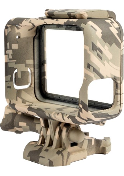 Gopro Hero Için 1x Kasa 5 Açık Kamuflaj Standart Sınır Çerçevesi Go Pro Hero 5 Gri Kamu &amp 7x Tripod Montaj Adaptörü Gopro Hero 6 5 4 3+ 3 2 1 Kameralar (Yurt Dışından) indirimleri