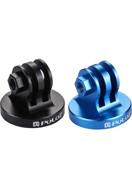 Gopro Kahramanı Için Go Pro Kamera Tripod Montaj Adaptörü Için 2x Puluz 4 Oturum 4 3+3 2 1 Xiaomi Yi SJ4000 (Mavi ve Siyah) (Yurt Dışından)