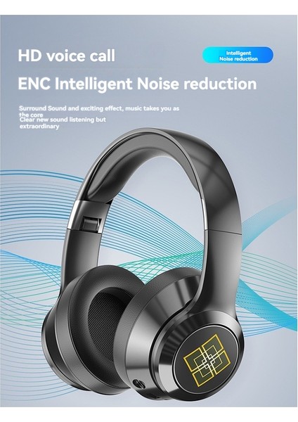 Kablosuz Bluetooth V5.2 Kulaklıklar Enc Gürültü Engelleme Kulaklıkları Katlanabilir Ayarlanabilir Genç Kulaklıklar Beyaz Mavi (Yurt Dışından) fırsatları