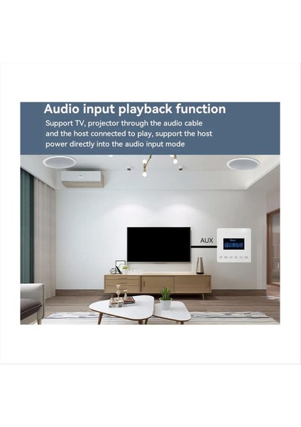 86 Bluetooth Mini Ev Arka Plan Müzik Sistemi, Fm Tf Siyah Için Duvara Bağlı Amplifikatör Touch Anahtarı ile Uyumludur (Yurt Dışından) modelleri