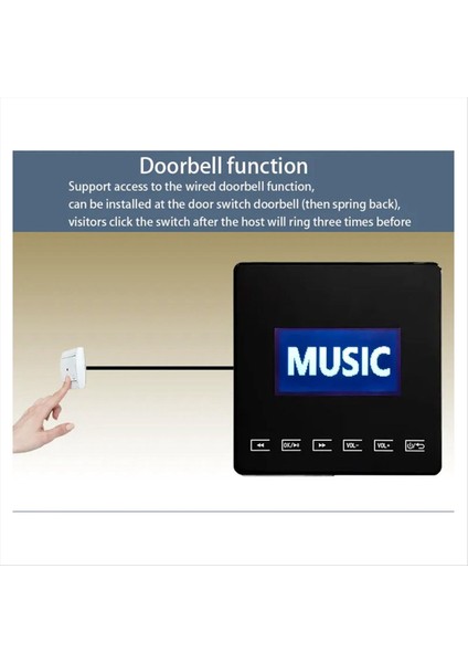 86 Bluetooth Mini Ev Arka Plan Müzik Sistemi, Fm Tf Siyah Için Duvara Bağlı Amplifikatör Touch Anahtarı ile Uyumludur (Yurt Dışından) indirimleri