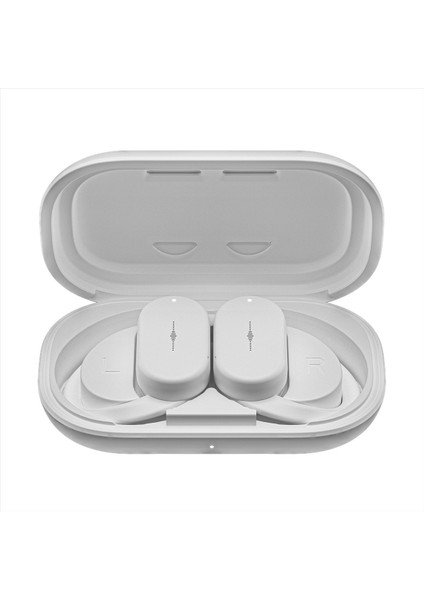 Kablosuz Kulaklıklar Tws Kulaklıklar Derin Bas Döndürülebilir Earhook Bluetooth Kulaklıklar Için Mikrofonlu Sürücüler Için Ofis Spor Beyaz (Yurt Dışından)