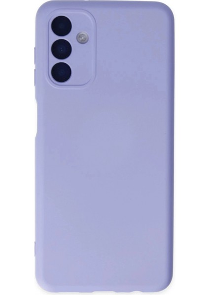 Samsung Galaxy A04S Kılıf Nano Içi Kadife Silikon - Lila