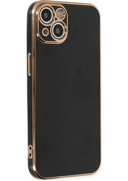 iPhone 14 Plus Kılıf Volet Silikon - Siyah