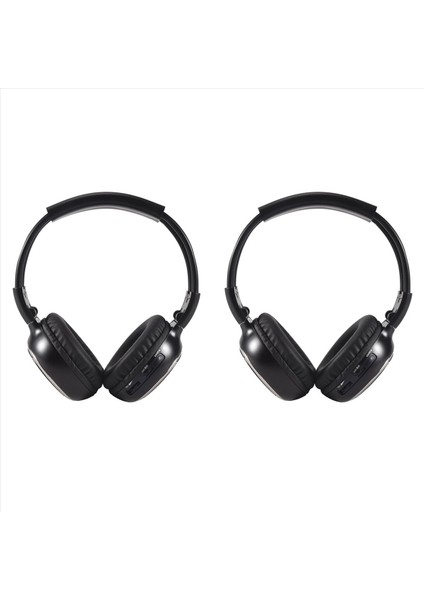 2 x Çift Kızılötesi Kablosuz Kulaklık Kulaklık Ir Araba DVD Oyuncu Başlığı Siyah (Yurt Dışından) fırsatları