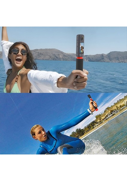 Djı Action 4/3/INSTA360 X4/x3/ace/ace Pro/gopro 12/11 Spor Kamera Şamandırası Hnadheld Yüzdürücü Çubuk Tutucu Aksesuarlar (Yurt Dışından) modelleri