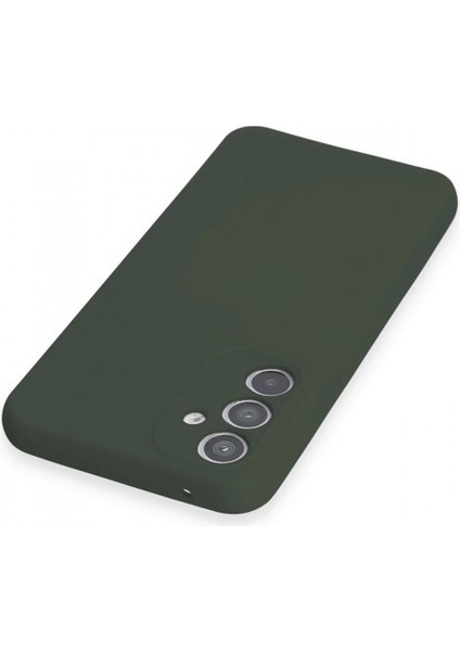 Samsung Galaxy A34 5g Kılıf Nano Içi Kadife Silikon - Koyu Yeşil modelleri