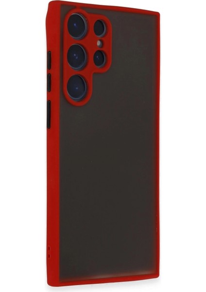 Samsung Galaxy S23 Ultra Kılıf Montreal Silikon Kapak - Kırmızı fiyatları
