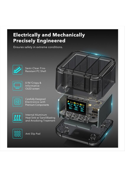 INSTA360 Acepro2 Hızlı Şarj Standı Acepro Akıllı Şarj Butler Üçlü Şarj Şarj Cihazı (Yurt Dışından)