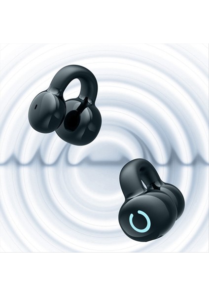 Tek Paketli Spor Bluetooth Kulaklık Kulak Klip Tipi Kulak Dışı Ultra Uzun Bekleme Mini Kulaklık Siyahı (Yurt Dışından) indirimleri