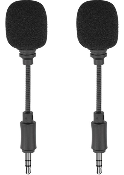 2pcs 3 5mm Mini Mikrofon Sıralı Üç Kutuplar Djı Osmo Cep Eylem Kamerası Için Kısa Mikrofon (Yurt Dışından)