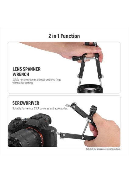 Newer V Şekilli Lens Açıcı Aracı Kiti 3 Uçlu Dslr Kamera Lensleri Için Ssanner Anahtarını Onarıyor (Yurt Dışından) indirimleri