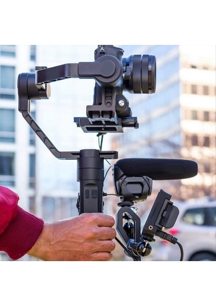 Kavrama L Tip Braket Montaj Monitörü Mikrofon Montaj Standı Djı Ronin S Rs 2 3 4 Sc Zhiyun Gimbal Kamera (Yurt Dışından) modelleri
