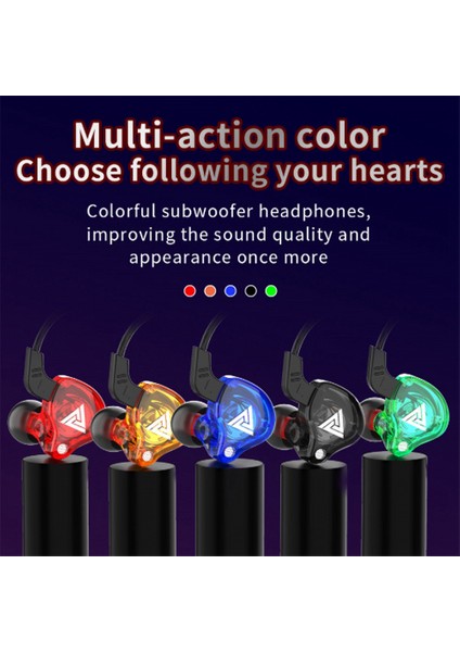 Qkz Ak6 Spor Kulaklıkları 3.5mm Kulak Içi Monitör Mikrofon Kulaklık Müziği ile Çift Magnet Sürücüsü Kulaklıklar Kulaklık Beyaz (Yurt Dışından) fiyatları