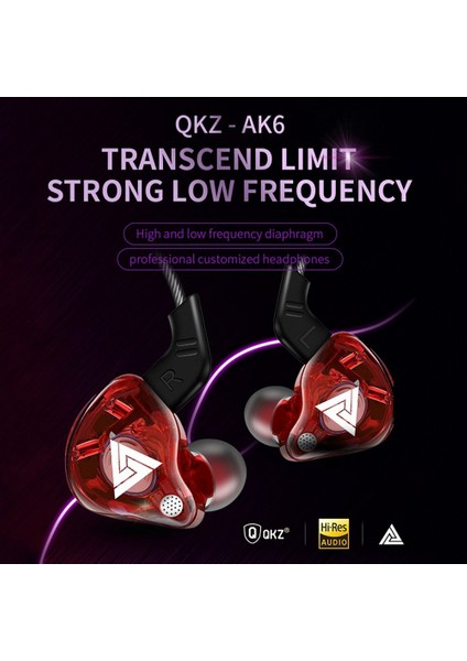 Qkz Ak6 Spor Kulaklıkları 3.5mm Kulak Içi Monitör Mikrofon Kulaklık Müziği ile Çift Magnet Sürücüsü Kulaklıklar Kulaklık Beyaz (Yurt Dışından) modelleri