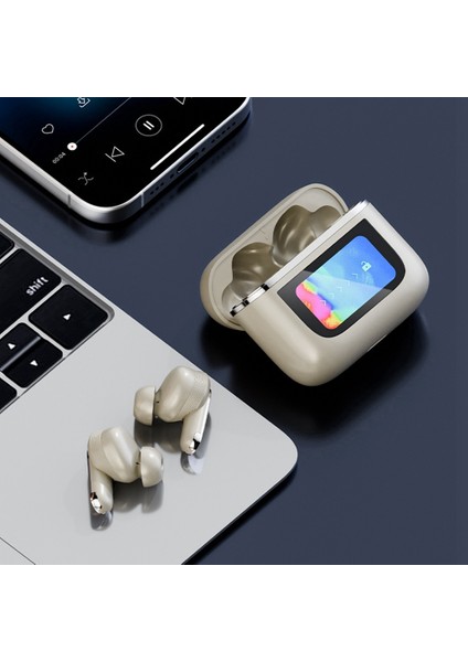 V8 Kablosuz Kulak Içi Kulaklıklar Kulaklıklar Anc Kulak Dokunmatik Ekran Kontrolleri Kulaklık Kontrolleri Kulaklık Gül Altın (Yurt Dışından) modelleri