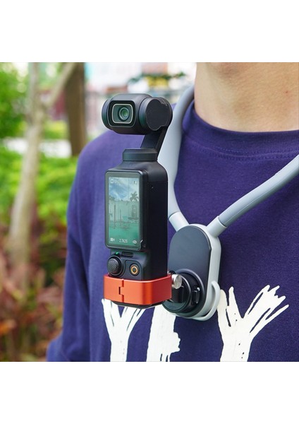 Djı Osmo Cep 3 Kamera Aksesuarları Için Adaptör ve Vidalı Sırt Çantası Klipsi Bisiklet Tutucu ile Genişleme Braket Çerçevesi Kırmızı (Yurt Dışından) fırsatları