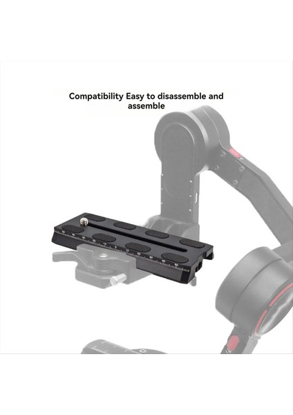 120MM Kamera Montajı Hızlı Bırakma Plakası Standardı 1/4 Inç Vida Djı Ronin Sc Için Hızlı Serbest Bırakma Plakası (Yurt Dışından) fırsatları