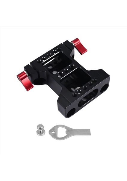 Dslr Kamera Omuz Teçhizat Destek Aksesuarları Için 15MM Çubuk Ray Kelepçeli Çok Fonksiyonlu Kamera Taban Plakası (Yurt Dışından) fiyatları