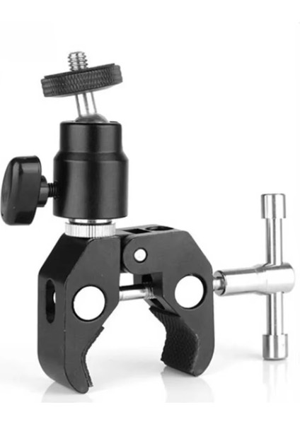 360 ° Mini Top-Başlı Hızlı Serbest Bırakma Kelepçesi Braket Tripod Montajı 1/4 Vid (Yurt Dışından) modelleri