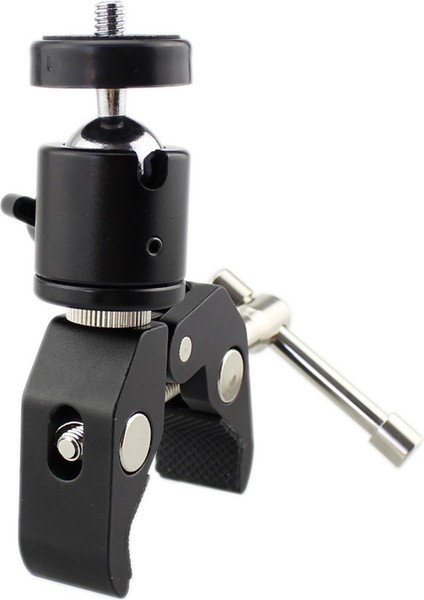 360 ° Mini Top-Başlı Hızlı Serbest Bırakma Kelepçesi Braket Tripod Montajı 1/4 Vid (Yurt Dışından) indirimleri