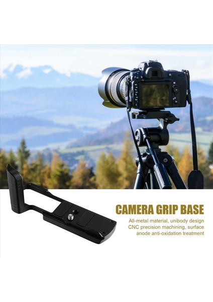 Kamera L Braketi Panasonic GX9/GX85/GX7II Kamera Kavrama Taban Dikey Hızlı Bırakma L Plaka Siyah (Yurt Dışından) fırsatları