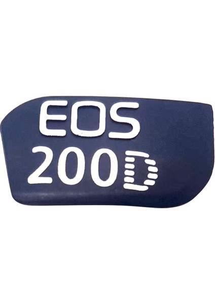 Canon 200D Ikinci Nesil Işareti Siyah Isim Plakası Için (Yurt Dışından)