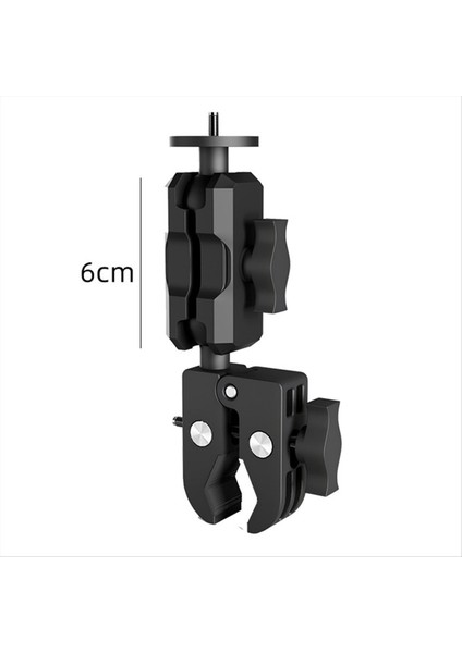 Tek Kafa Yengeç Kelepçesi Reflektör Motosiklet Braketi Selfie Pole Şemsiye Tripod Motosiklet Klipsi 6cm (Yurt Dışından) fiyatları