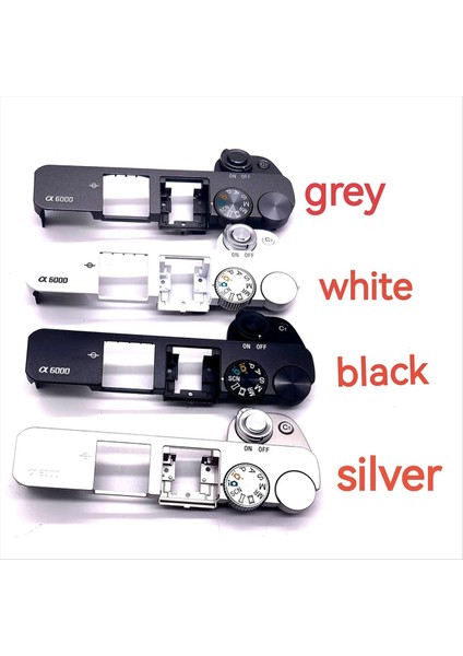 A6000 Üst Kapak Kılıf Birimi Sony ILCE-6000 Bileşen Üst Kapak Beyaz (Yurt Dışından) modelleri