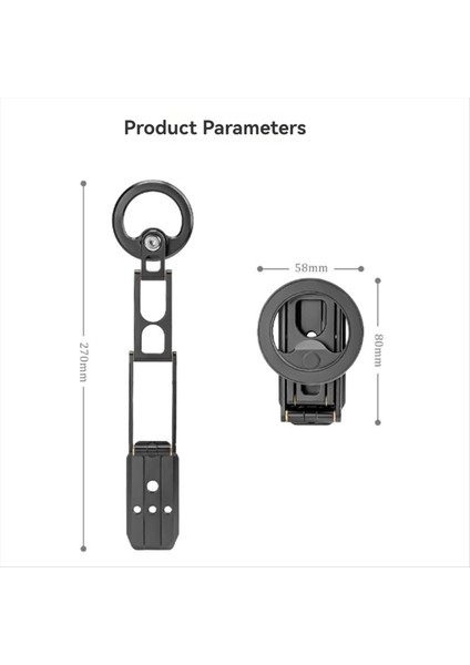 Manyetik Telefon Tripod Stant Sopa Sopa Masaüstü Akıllı Telefon Sahibi Video Fotoğrafçılığı (Yurt Dışından) fiyatları