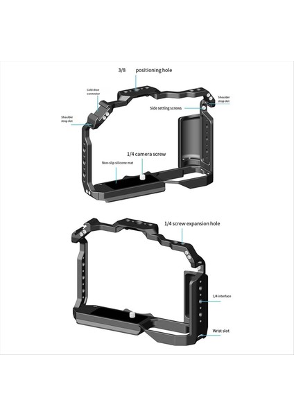 Nikon Zf Için Özel Kamera Tavşan Kafes Genişleme Çerçevesi Elde Metal Dikey Genişleme Çerçevesi Sabitleyici Aksesuarları (Yurt Dışından) indirimleri