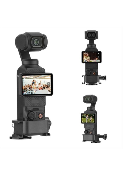 Osmo Pocket 3 Için Çerçeve Çok Fonksiyonlu Adaptör Sırt Çantası Klipsleri Eylem Kamera Aksesuarları Tripod ile (Yurt Dışından) indirimleri