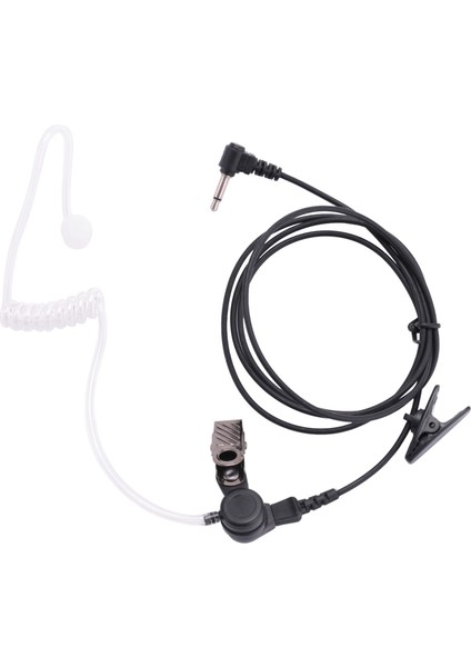 Düz Dinle Sadece Şeffaf Esnek Akustik Tüp Kulaklık 3,5mm Kulaklık Kulaklığı Telsiz Için Mono Jack (Yurt Dışından) fiyatları