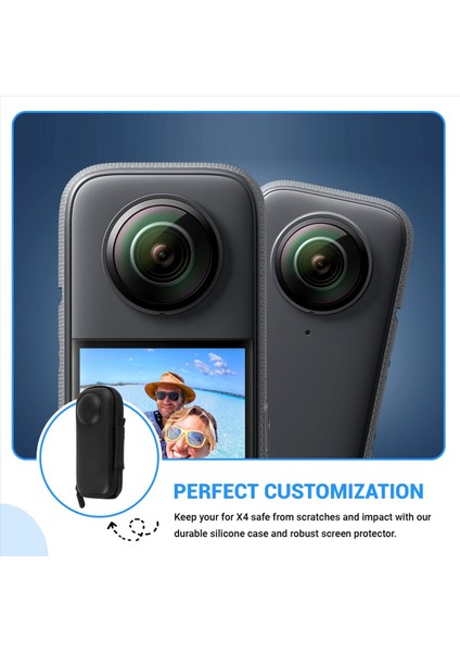 INSTA360 X4 Aksesuarlar Için Lens Kapak Ekran Koruyucu Insta 360 X4 Kamera Lens Anti-Kılavuz Aksesuarları (Yurt Dışından) indirimleri