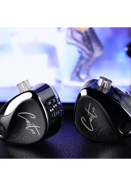 Kz Castor Ear Kulaklıklarda Hifi Bas Ses Gürültüsü Izole Çift Dinamik Sürücü Kablolu Kulaklıklar Geliştirilmiş Bas Yok Mikrofon Yok (Yurt Dışından)