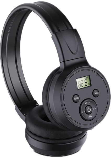 Kablosuz Radyo Kulaklıkları Fm Radyo Kulaklığı Kulak Bluetooth Stereo Kulaklık Kulaklık Kulaklığı Bilgisayar Telefonu Için (Yurt Dışından)