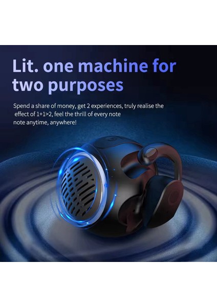 Hoparlörlü 2&#39;si 1 Arada Gerçek Kablosuz Kulaklık JM13 Pro Sports Kulaklıkları Ağır Bas ve Ortam Aydınlatma Efektleri, Bir (Yurt Dışından) modelleri