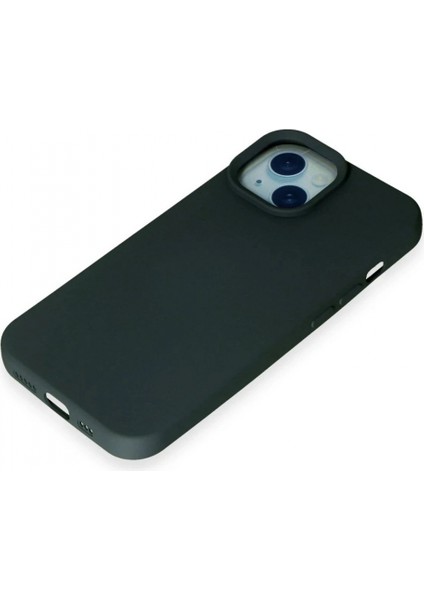 iPhone 15 Kılıf Nano Içi Kadife Silikon - Koyu Yeşil fırsatları