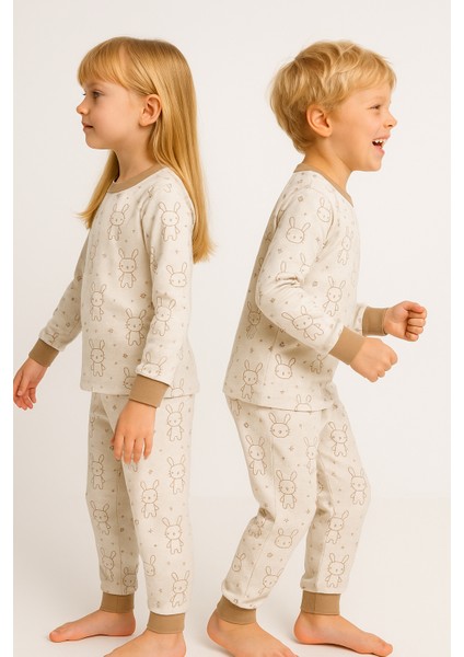 Kız Çocuk Pijama Takımı Beyaz fiyatları