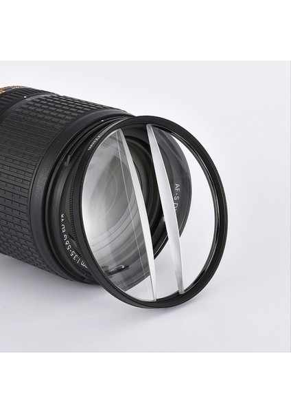Fotoğrafta Özel Efektler Için 58MM Çift Ay Filtresi Ön Planın Bulanıklığı Benzersiz Aksesuarları (Yurt Dışından) modelleri