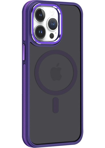 iPhone 14 Pro Winner Magsafe Kapak - Derin Mor