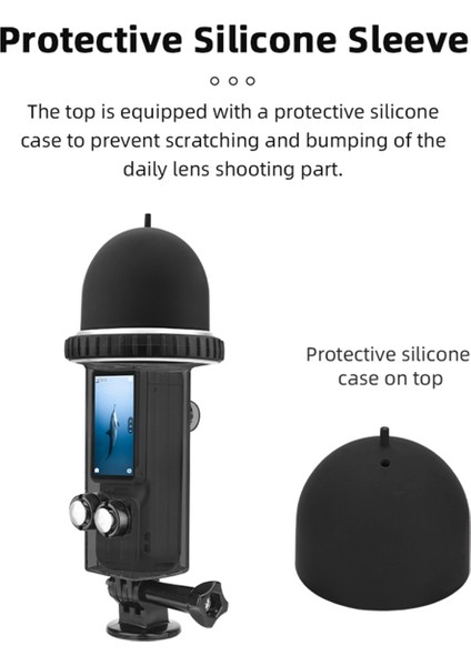 40M Su Geçirmez Djı Osmo Cep 3 Sualtı Dalış Konutu Kapağı Koruyucu Kabuk Kamera Aksesuarları (Yurt Dışından)