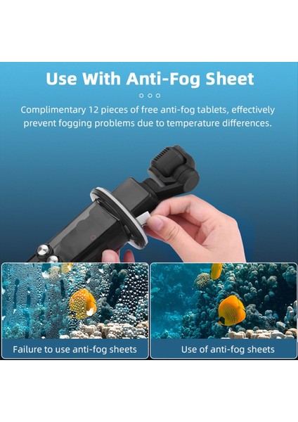 40M Su Geçirmez Djı Osmo Cep 3 Sualtı Dalış Konutu Kapağı Koruyucu Kabuk Kamera Aksesuarları (Yurt Dışından) fiyatları